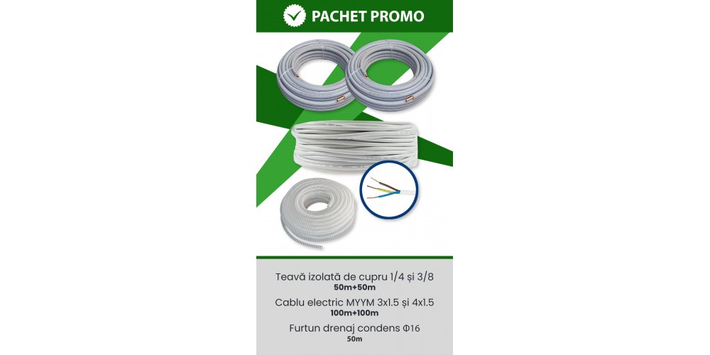 Pachet PROMO materiale montaj Aer Conditionat